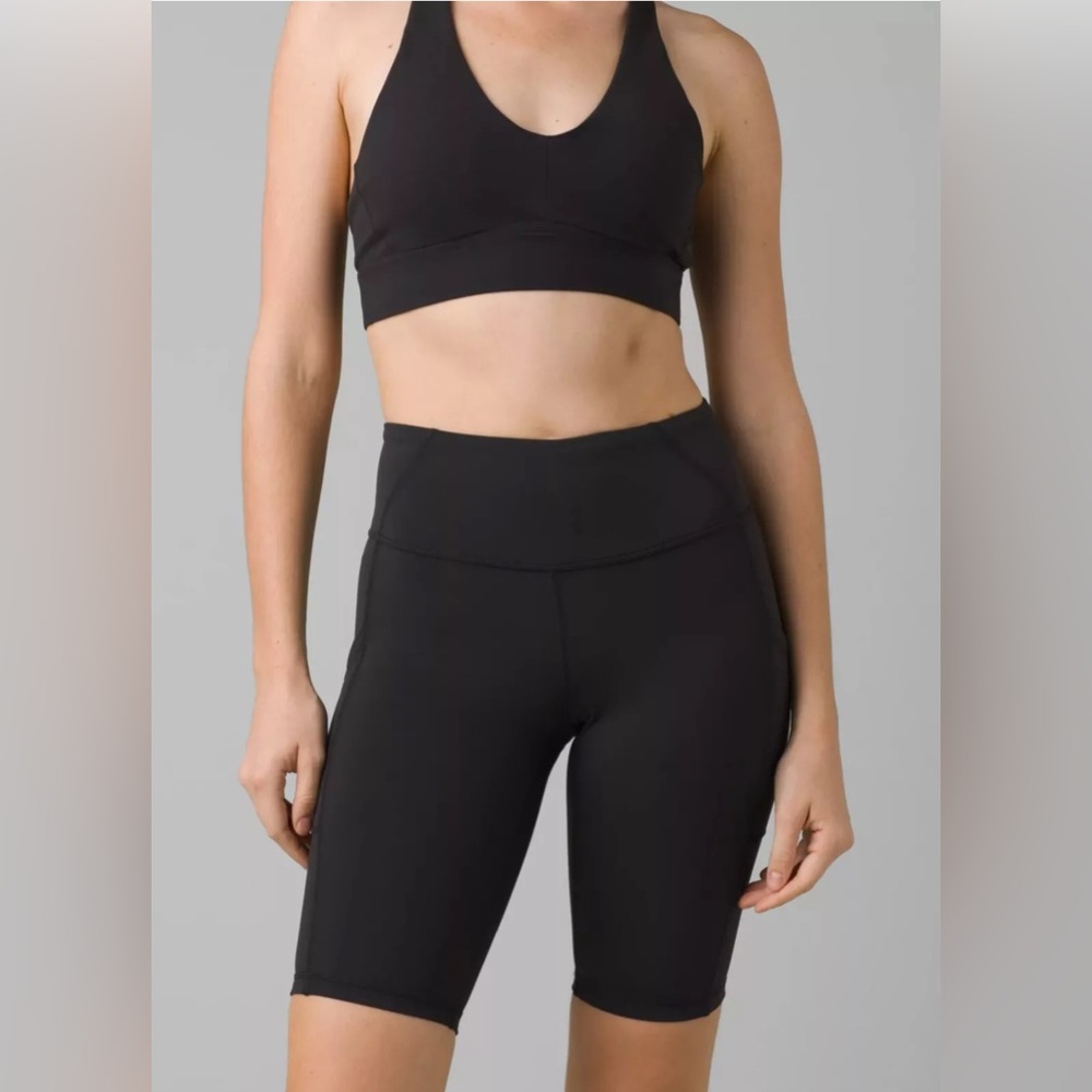 NWT Prana Women’s Black Electa Short II 10 Size Small